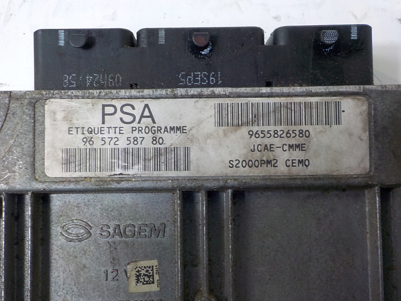 PEUGEOT Computer Bedienteil 9657258780 9655826580