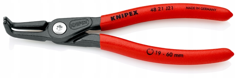 Přesné kleště ohnuté o 90° Knipex kroužky