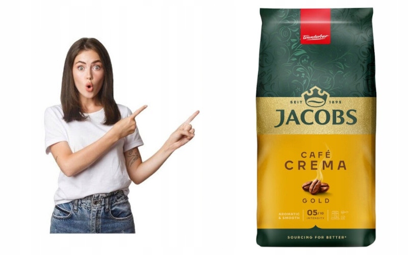 Kawa ziarnista Jacobs Kronung Crema 1kg