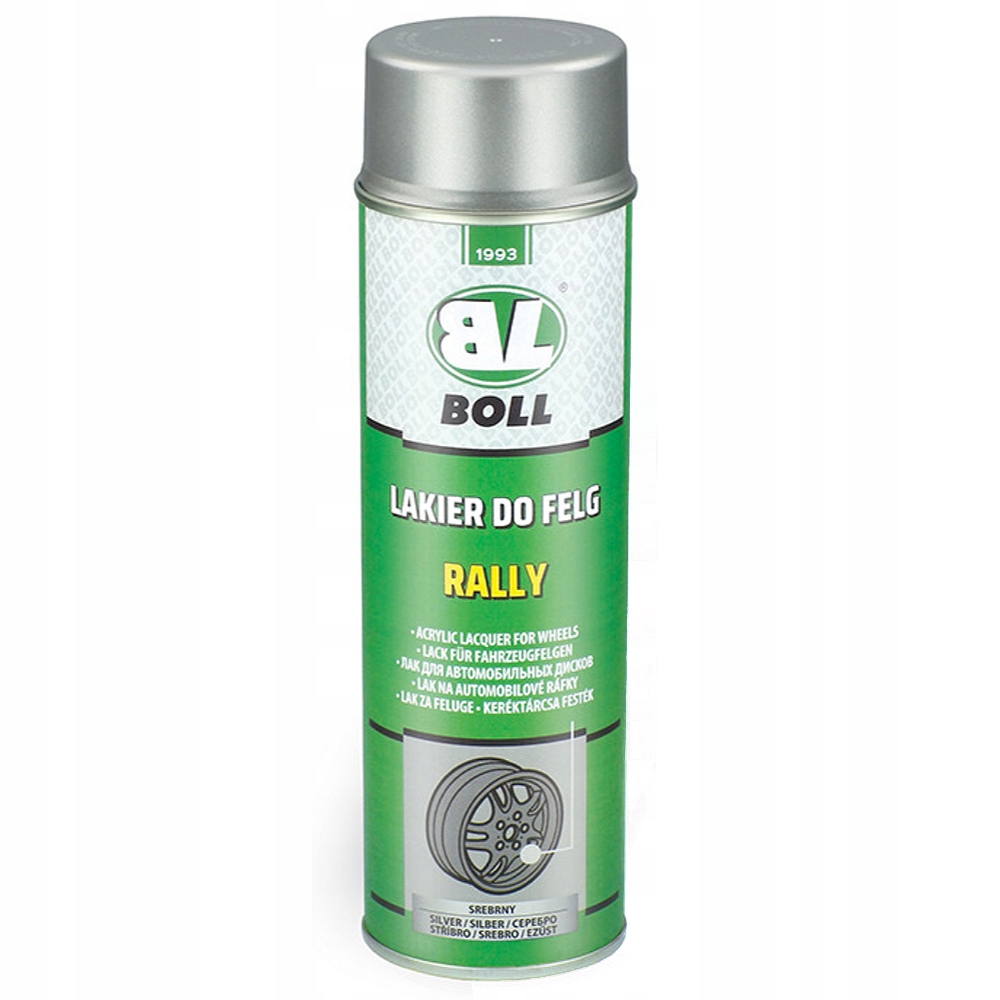 

Boll lakier do felg w sprayu Srebrny 500ml