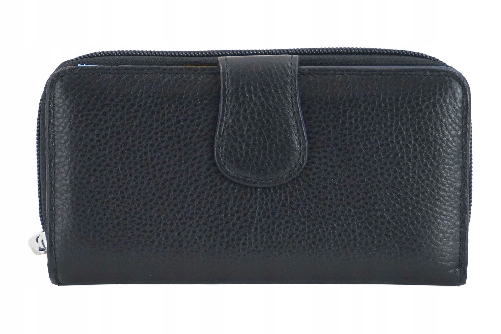 Barevná dámská peněženka z přírodní kůže Barberinis černá