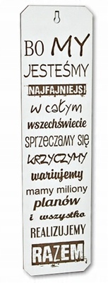 

obraz Plakat tabliczka na ścianę Rodzina sentencja