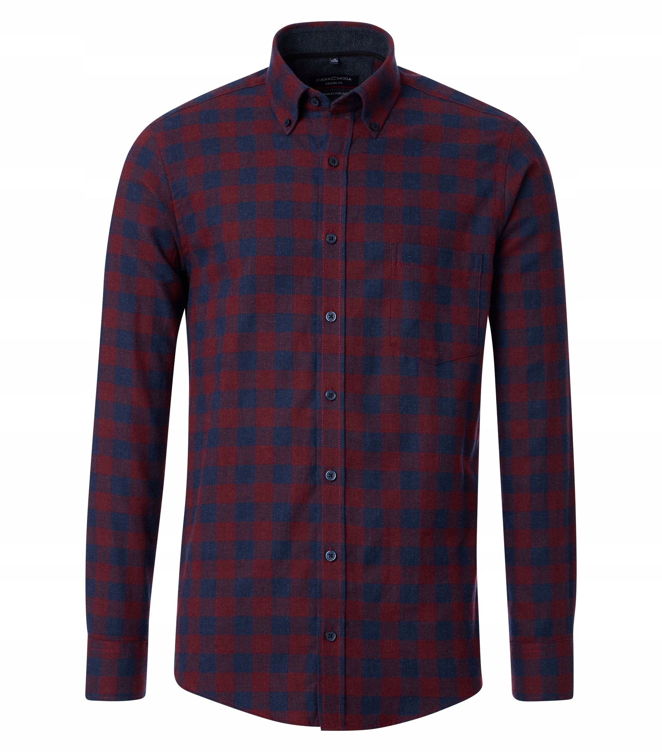 Casamoda Velké Rozměry Flanelová Košile Casual 4XL 162 cm
