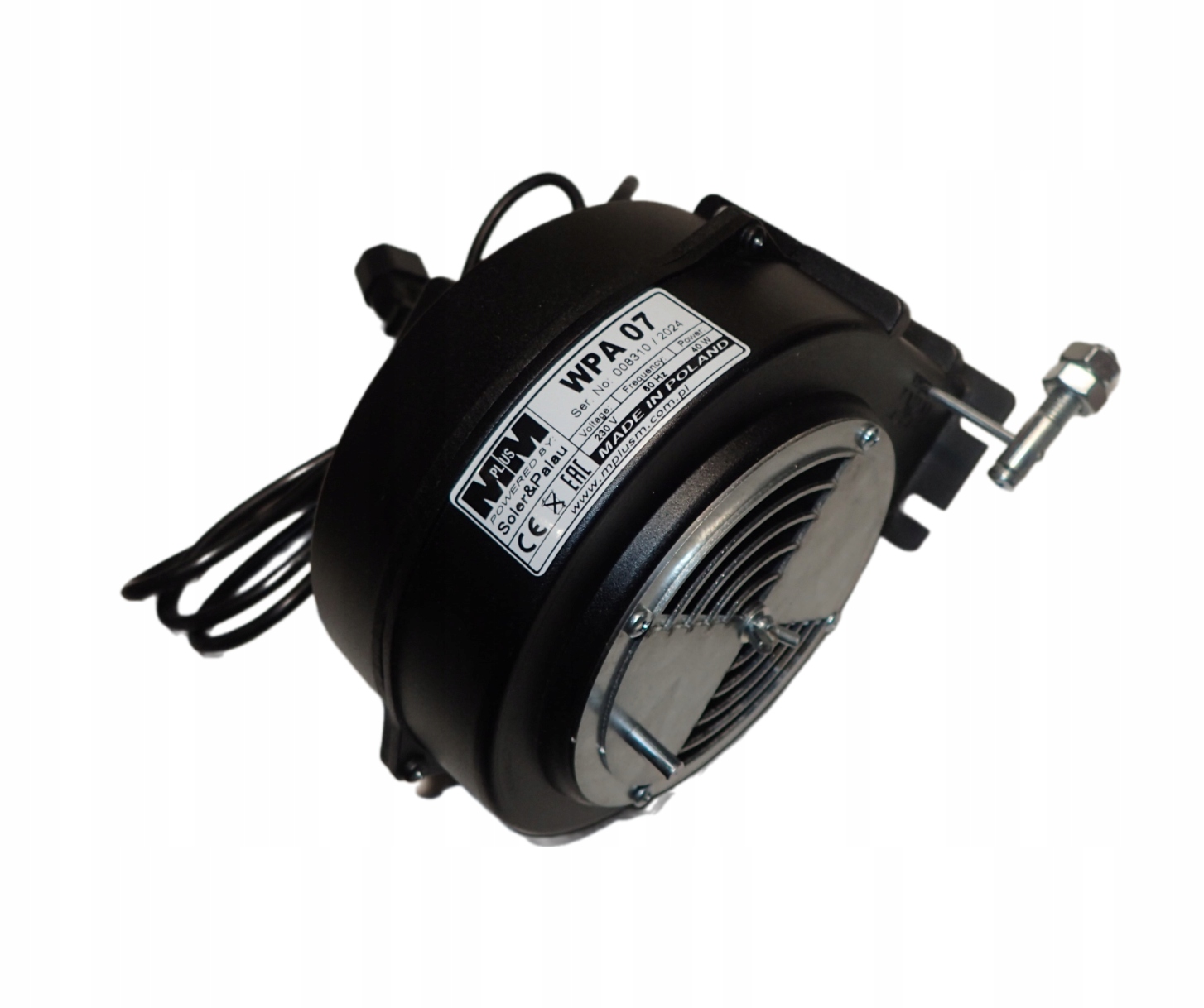 Dmychadlo Ventilátor Wpa 07 do kotle na ekogroszek Clona+Kabel