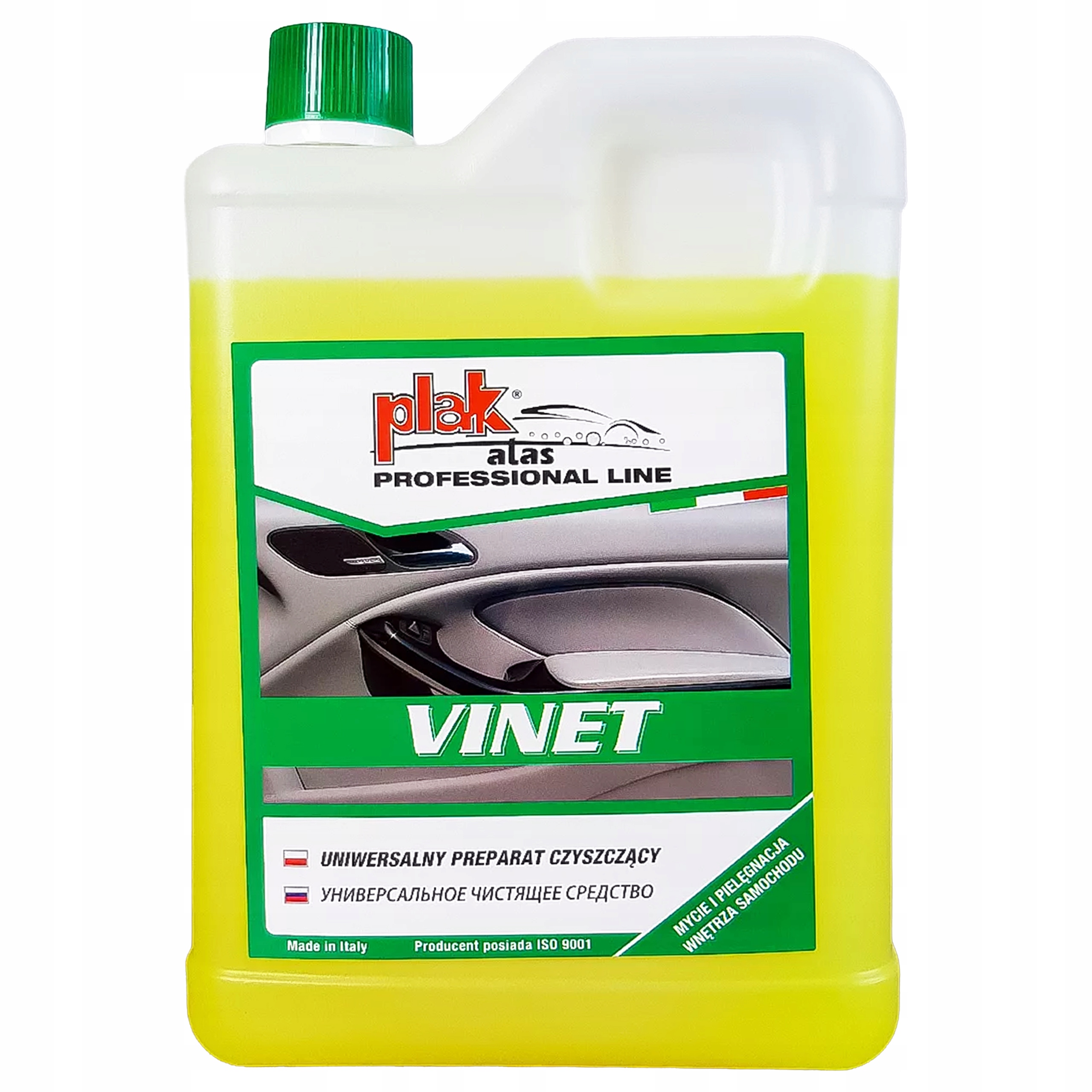Plak Uniwersalny preparat czyszczący plastiki Gotowy płyn Apc Vinet 1,8L