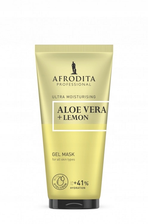 Afrodita Aloe Vera Cytryna Maska żelowa Ultranawilżająca