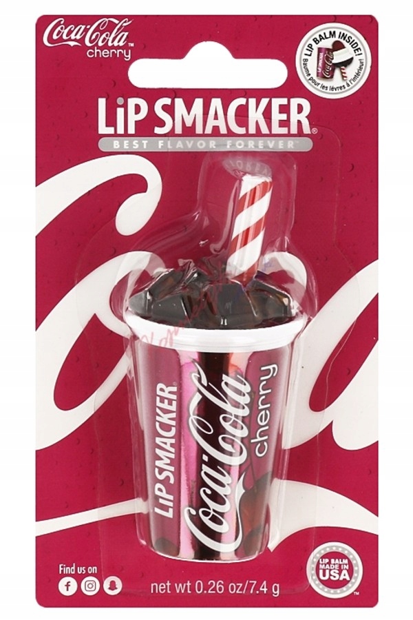 LIP SMACKER COCA-COLA CHERRY BŁYSZCZYK 3D DUŻY Kolor bezbarwny