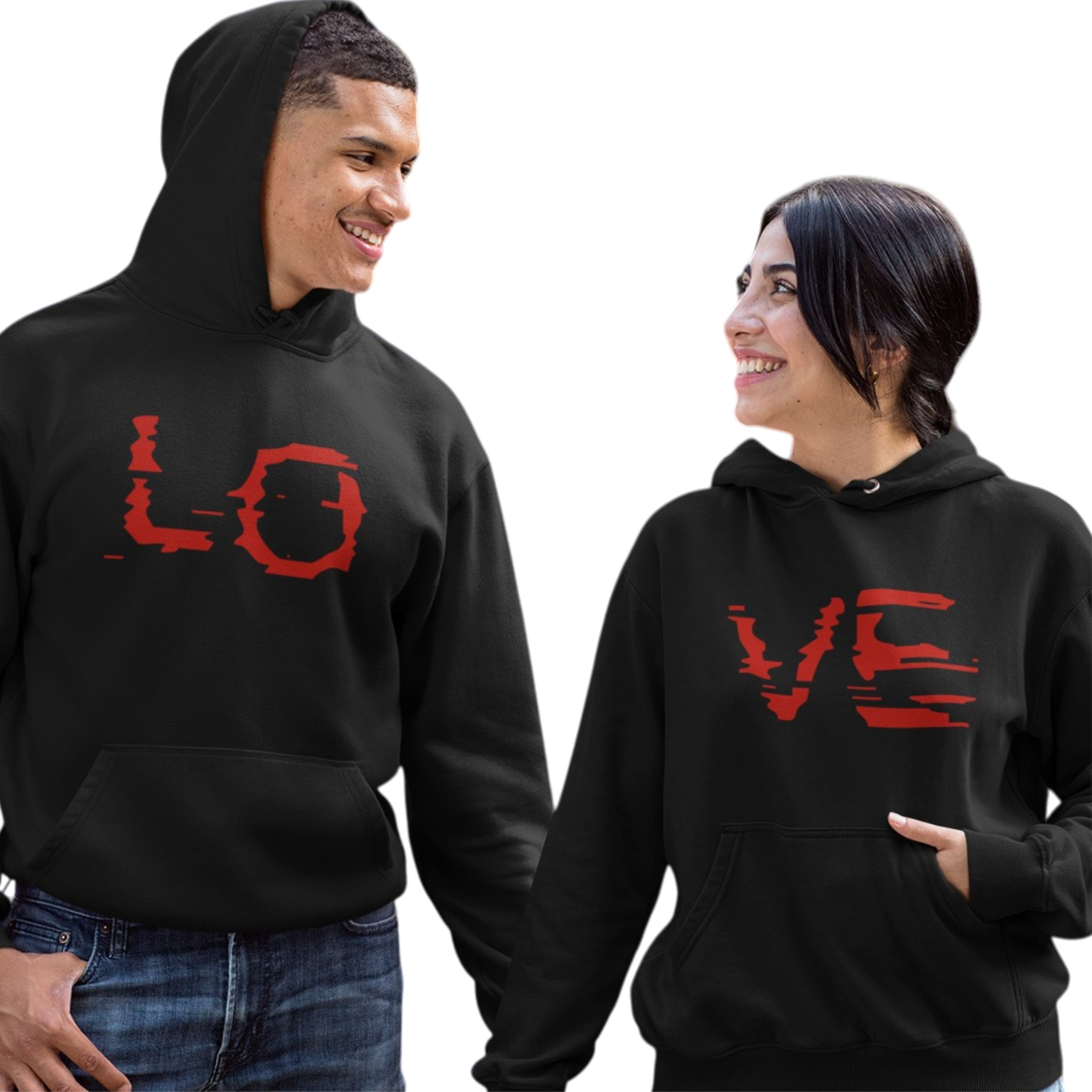 Sada mikin pro Pár kapuce Valentýna Lo Ve na focení M