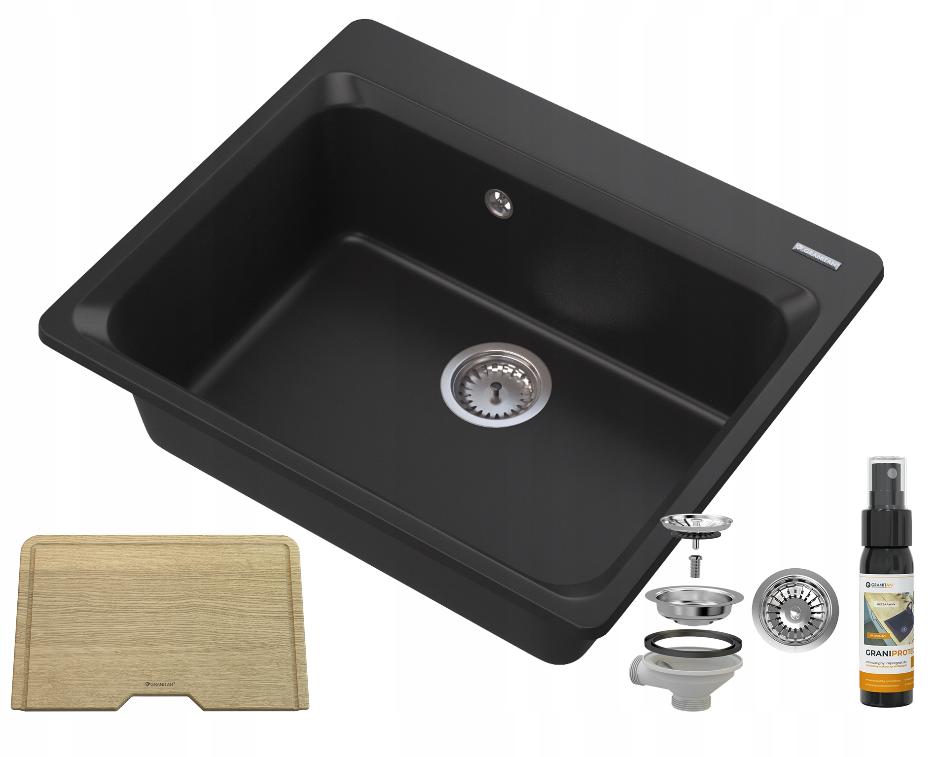 Dřez Dřez 1 Kom, Dubová Deska Na Komoru Zante