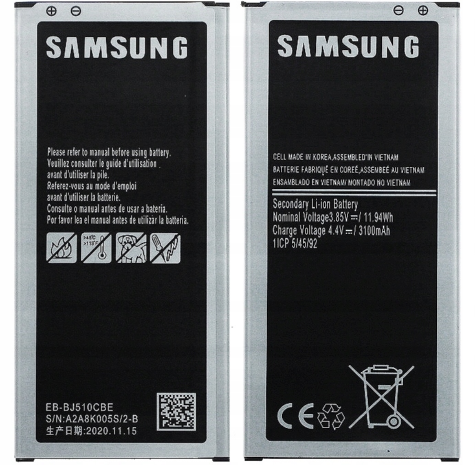 

Bateria EB-BJ510 Do Samsung Galaxy J5 2016 SM-J510