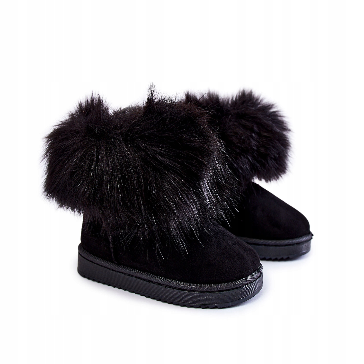 

Dziecięce Śniegowce Z Eko Futerkiem Czarne 20