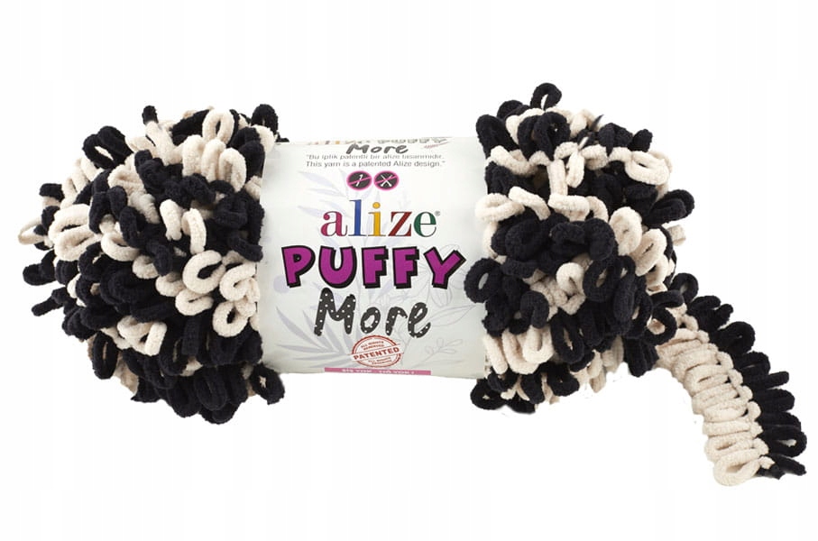Włóczka Alize Puffy More nr 6270 dwukolorowa