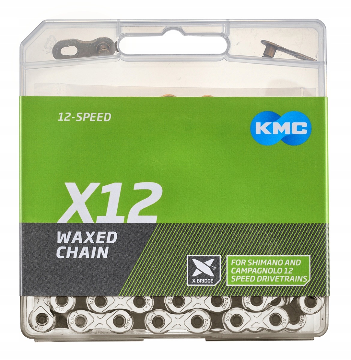 Řetěz na kolo Kmc X12, 12rychlostní, 126 článků