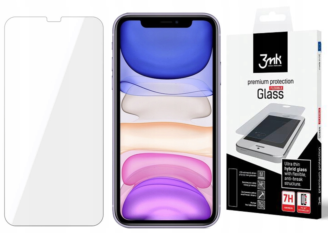 

Folia Szkło do iPhone 11 3MK Flexible Glass