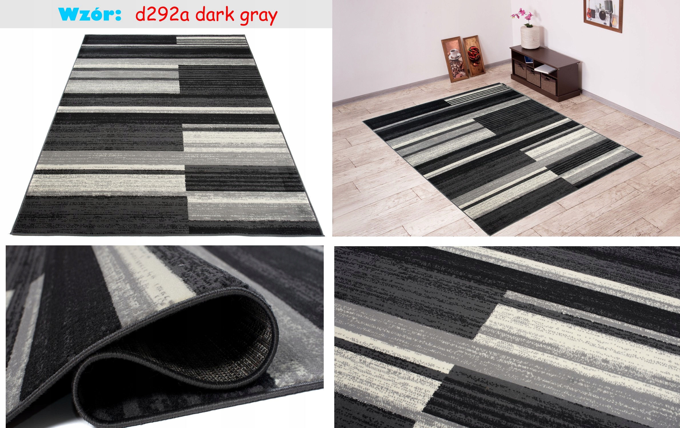 DYWAN BCF 200x300 NOWOCZESNE KOLOROWE SOLIDNE mix Kod producenta Dywan