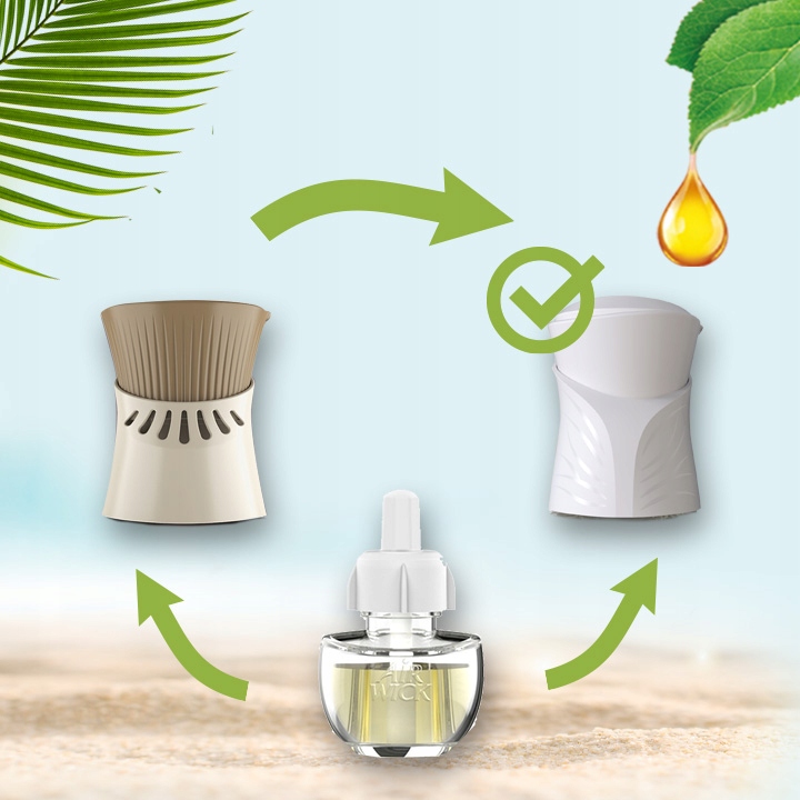 Air Wick Electrical Zapas 6 x 19ml mega mix Typ do pomieszczeń