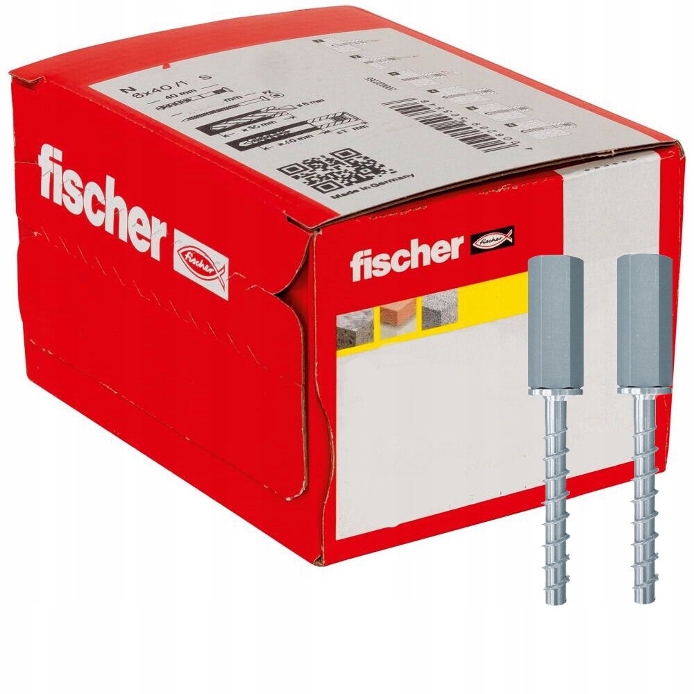 Fischer Skrutka do betónu s stupňovitými závitmi Fbs II 6x35 M8/M10 100ks