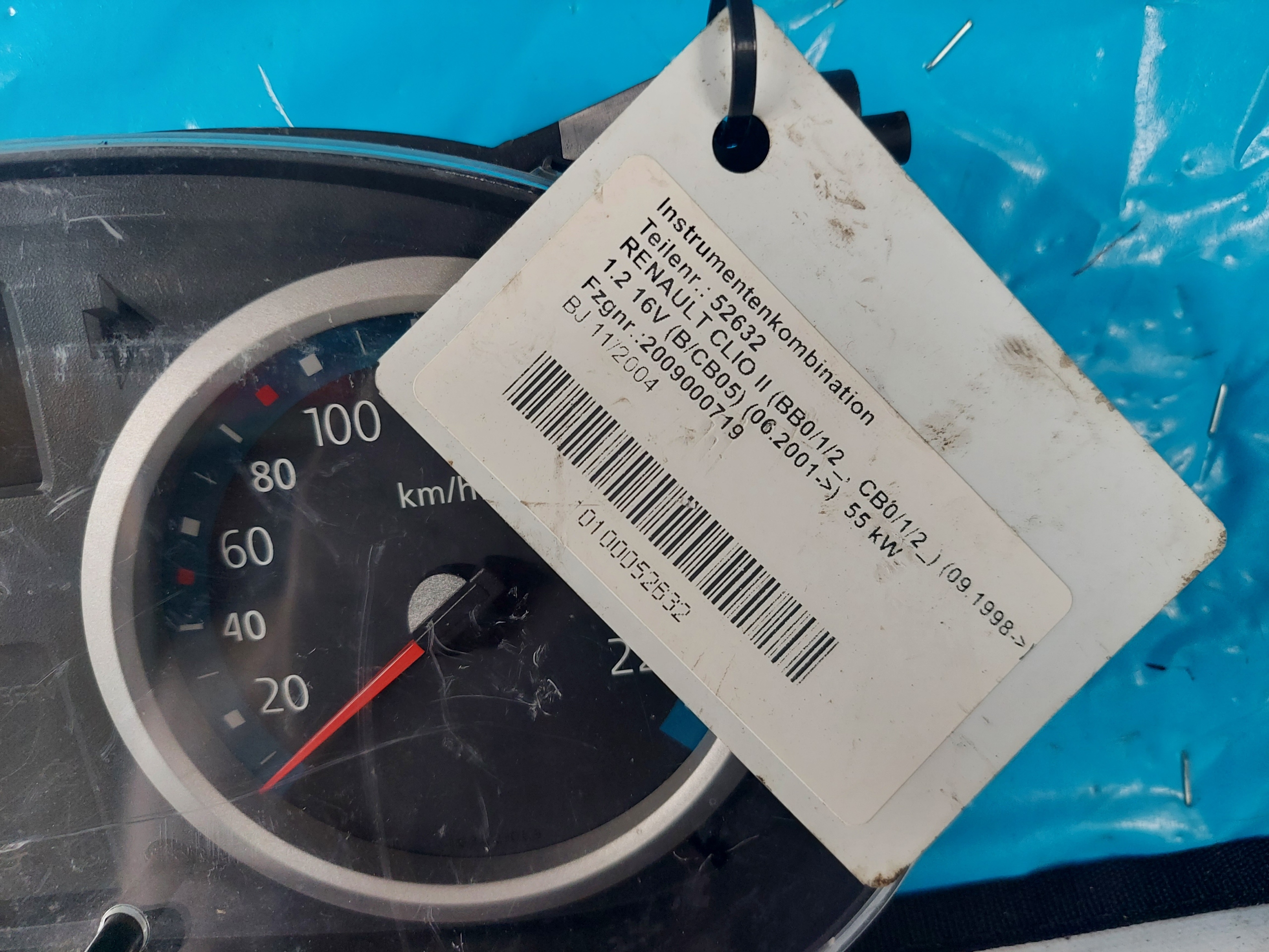 dials clock CLIO II 1.2 B P8200451342