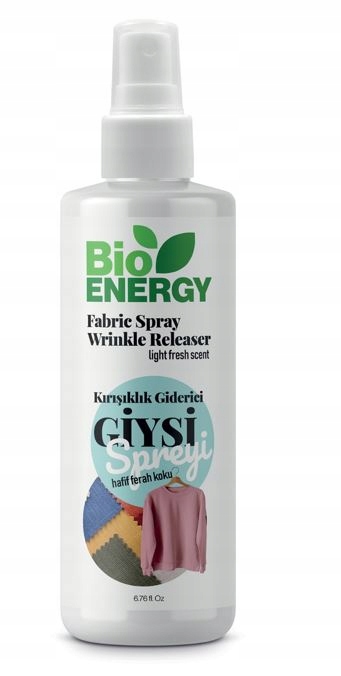 

Bio Energy spray przeciw zagnieceniom tkanin 400ml