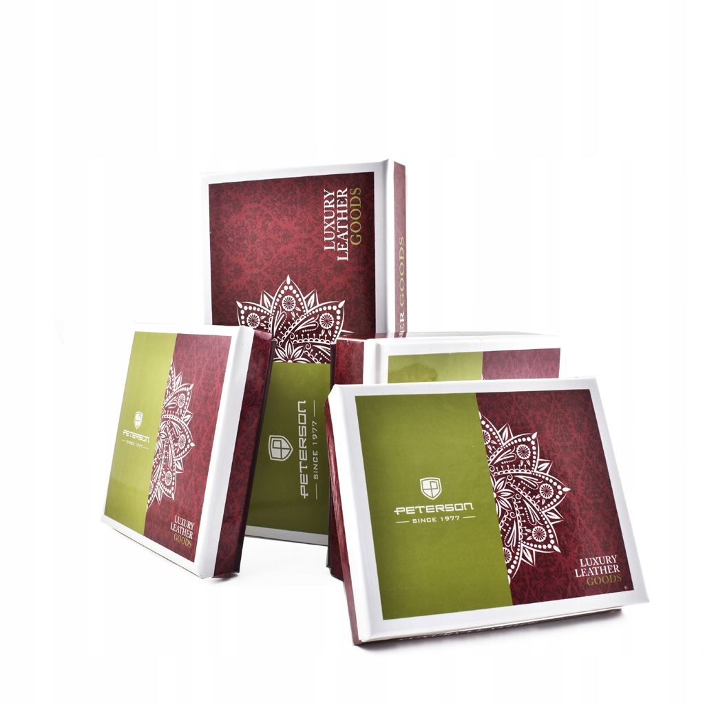 PETERSON SKÓRZANE ETUI KARTY KREDYTOWE WIZYTÓWKI Rodzaj na dokumenty