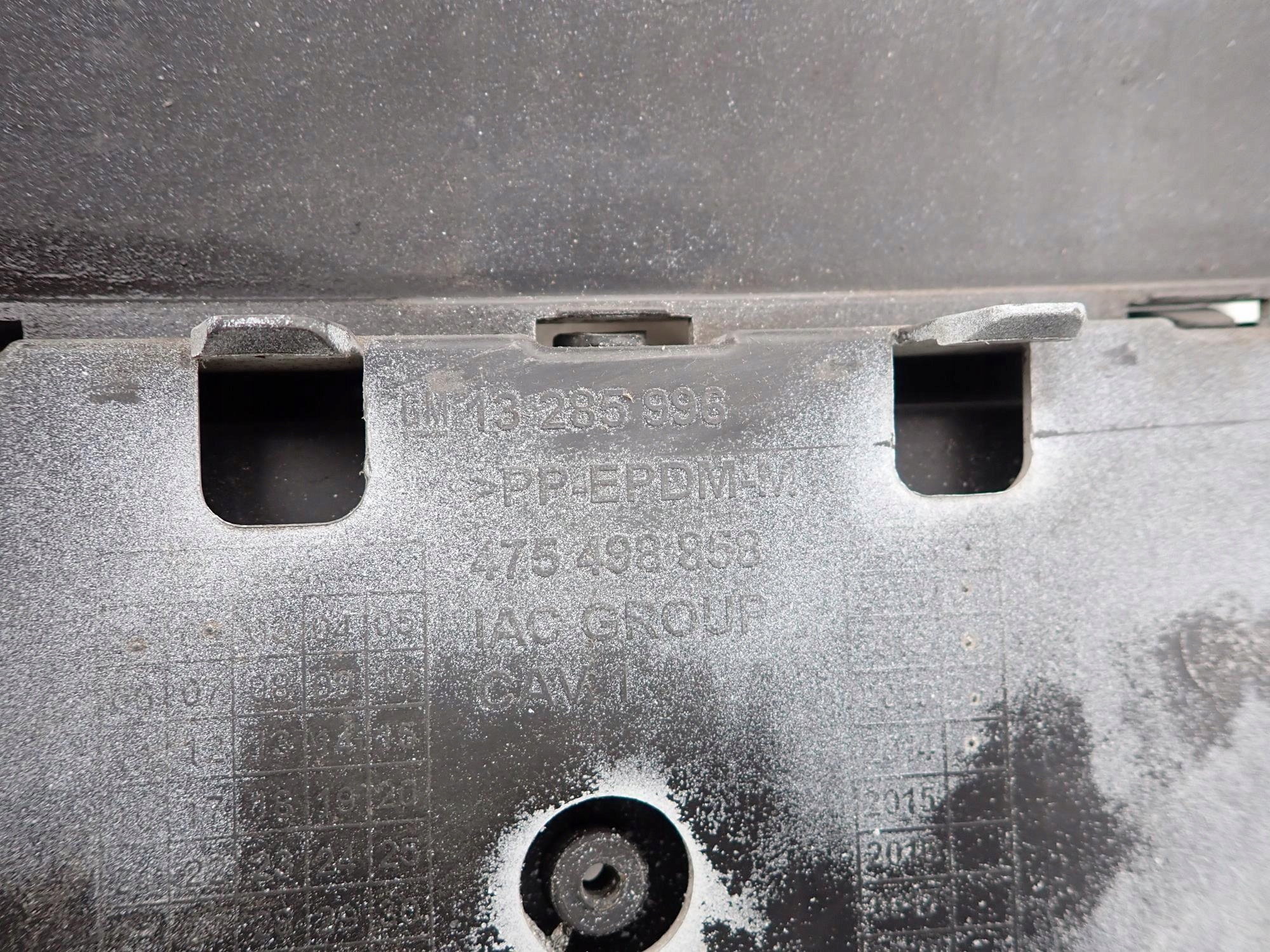 OPEL CORSA D LIFT 11-14 bumper front front