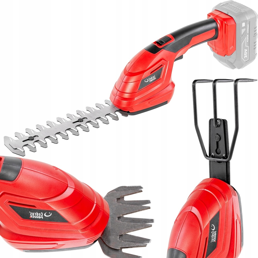 Nożyce Akumulatorowe Cedrus 3W1 GS100LI 20V Trawa Bukszpan Gleba Żywopłot