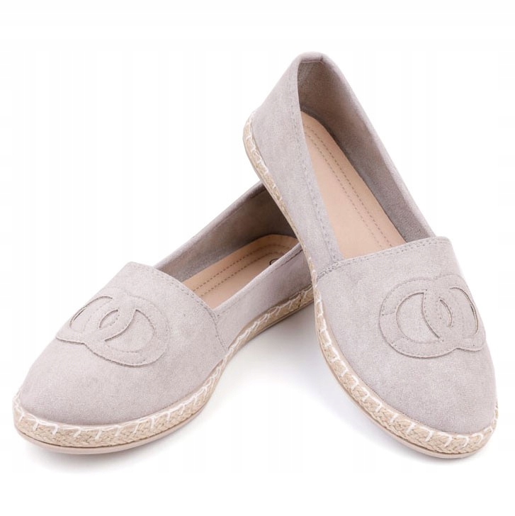 

Espadryle jasno szare 6 Savage Jasno szary 38