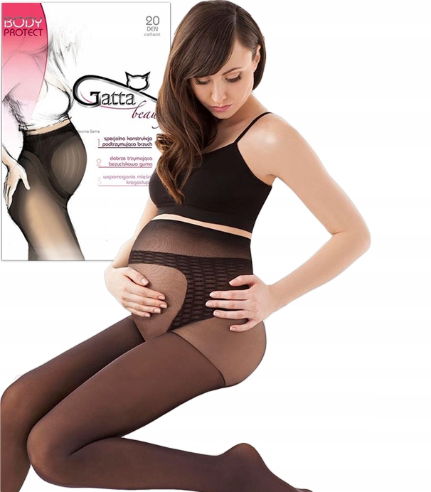 

Gatta Body Protect 20 den - rajstopy ciążowe - r2