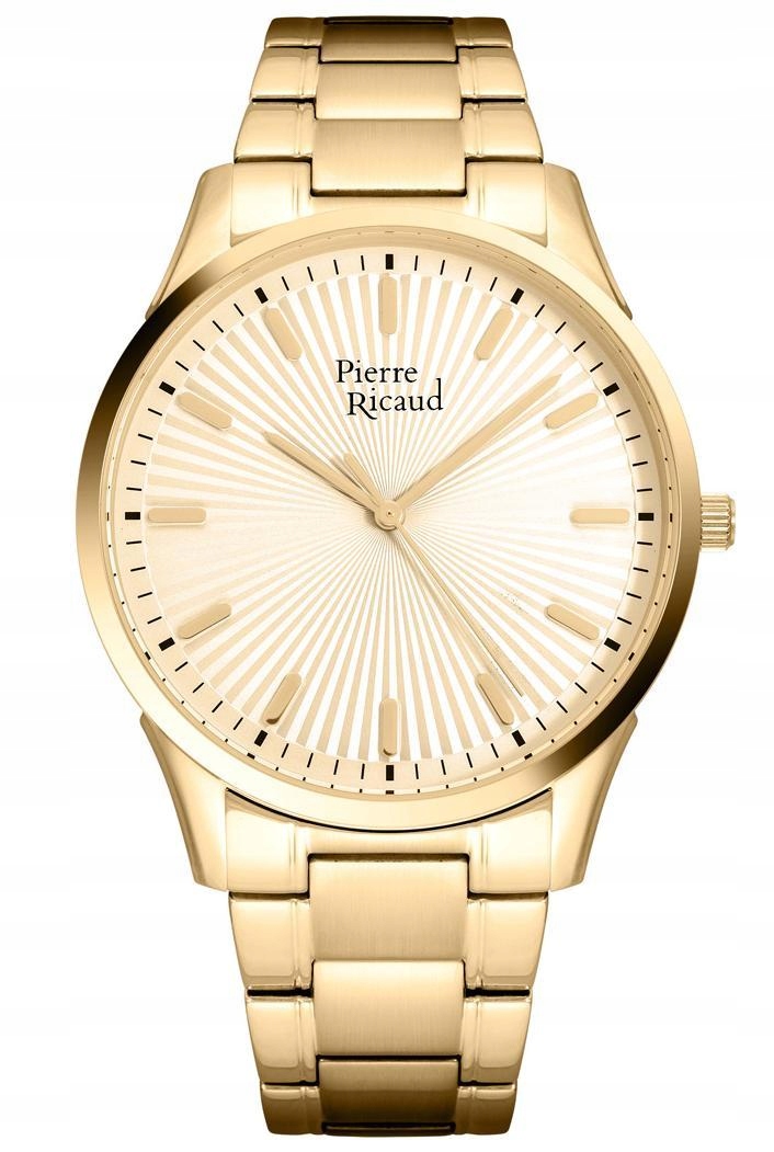 Nové Originální Pánské Hodinky Pierre Ricaud P91041.1111Q zlaté