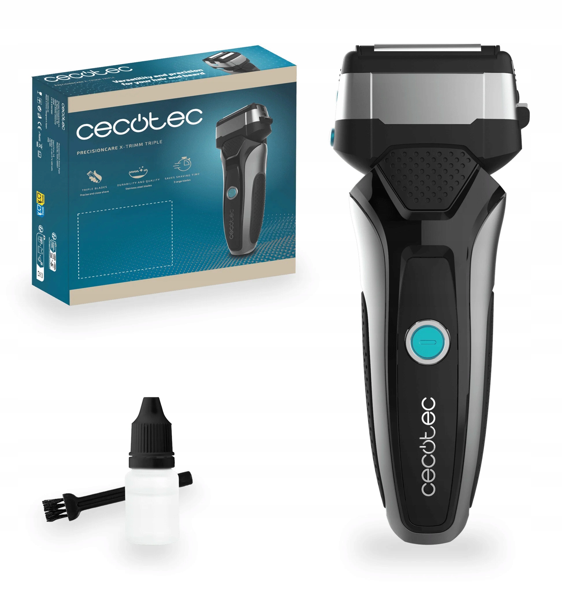 Holící strojek Cecotec, 100057, PrecisionCare X-Trimm Triple, trojitá