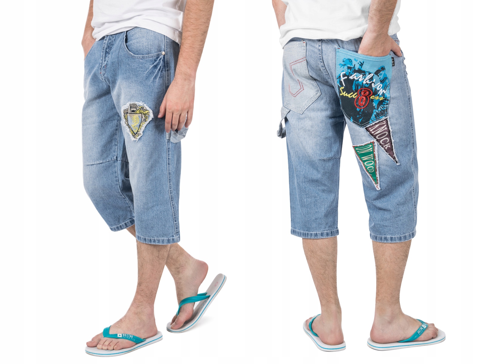 

Krótkie Spodenki Męskie 7785 Vintage Jeans r 78 cm