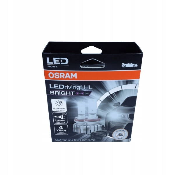 Žiarovka Ledriving Hl Bringht H8 19W PGJ19-2 12V 2 Kusy Osram