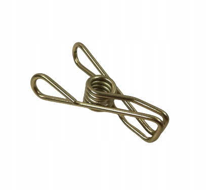 

Metalowy stalowy uchwyt klamra klips spinacz brąz
