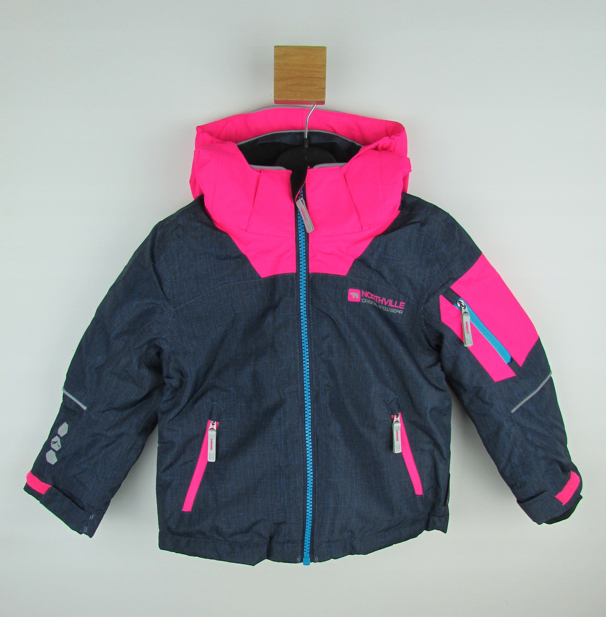 Куртка - гранат, розовый, синий, разм. 98