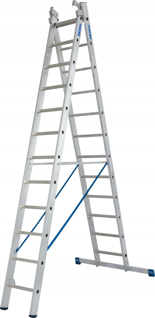 Drabina 3 elementowa Krause Stabilo 3x12 z rolkami Marka Krause