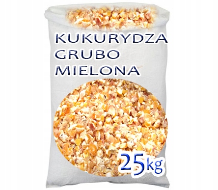 

Kukurydza Mielona Dla Kur Niosek Gołębi Ryb 25kg