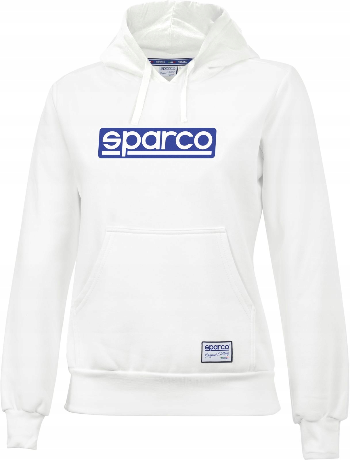 Mikina s kapucí Sparco Original bílá M
