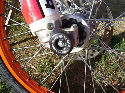 Posuvníky Predného Zavesenia Rg Racing CRF250-450 02-04, Crx 250 04 Čierne