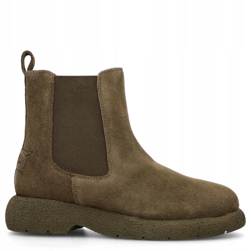 Semišové kotníkové boty Gioseppo 73624-A Khaki 37