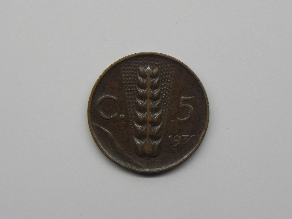 4340/ 5 CENTESIMI 1930 WŁOCHY