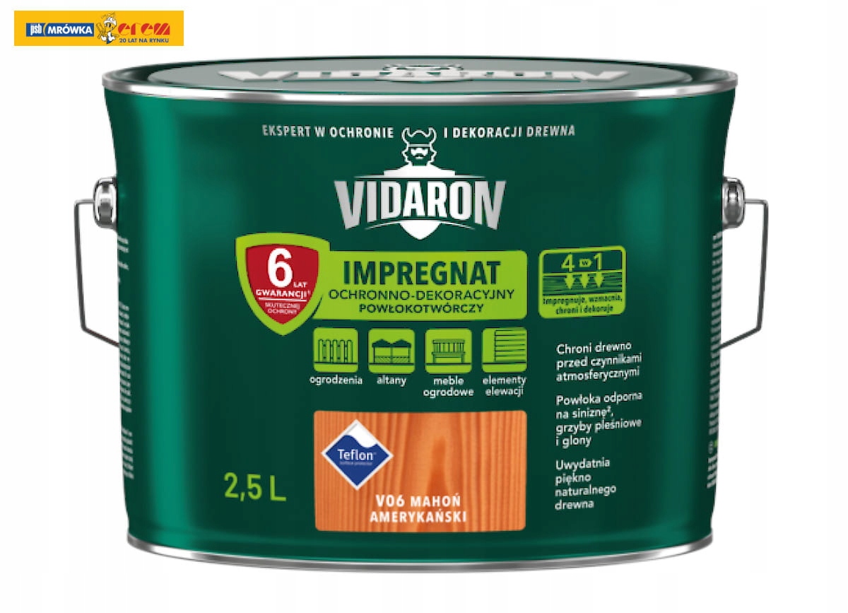 Impregnat Mahoń Amerykański 2,5l Vidaron
