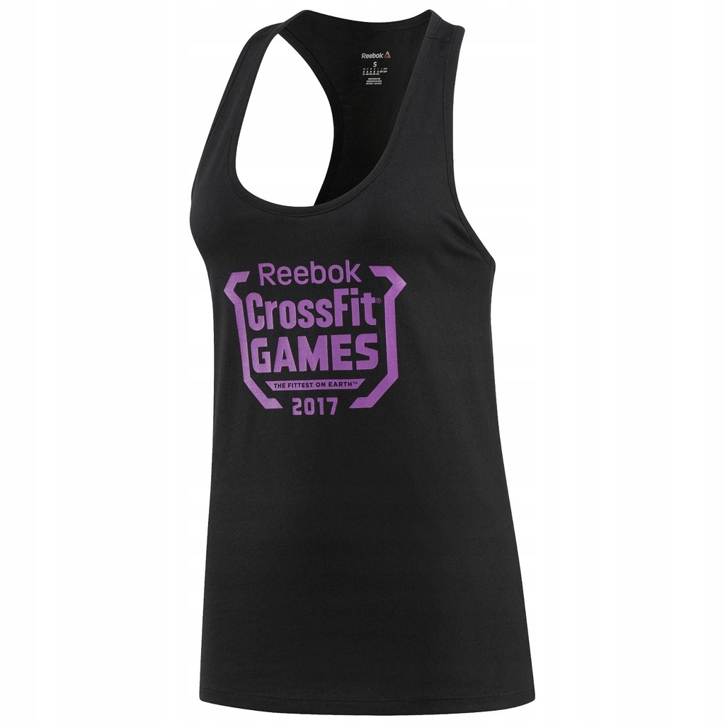 Koszulka damska Reebok CrossFit Games, tank r. L