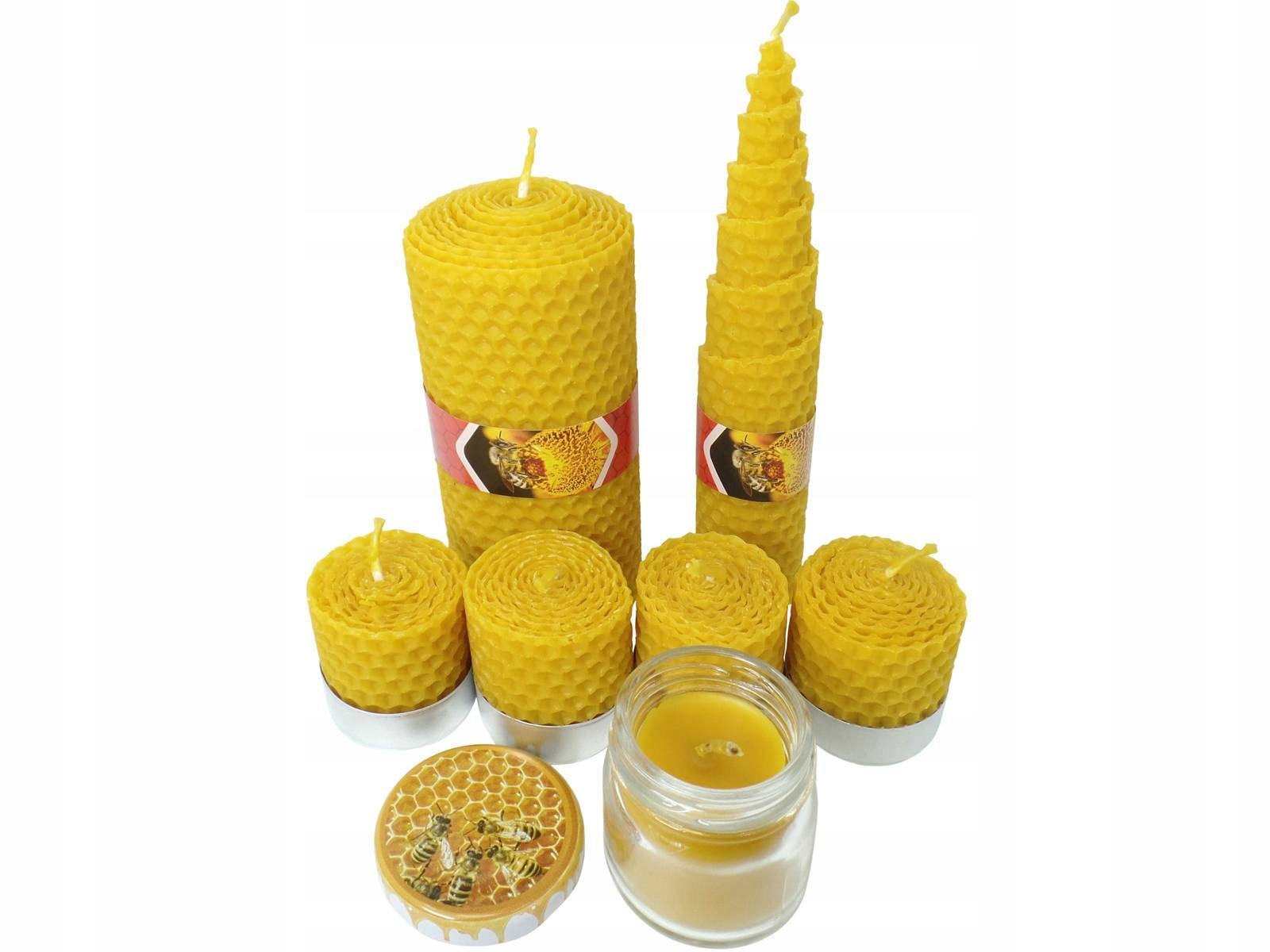 

Świece z wosku pszczelego wosk pszczeli