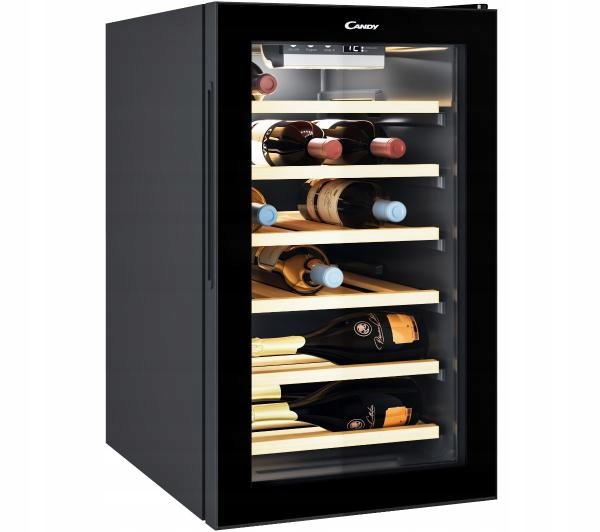 Chłodziarka do wina Candy CWCEL 210/NF 21 miejsc na butelki Czarny Producent Candy