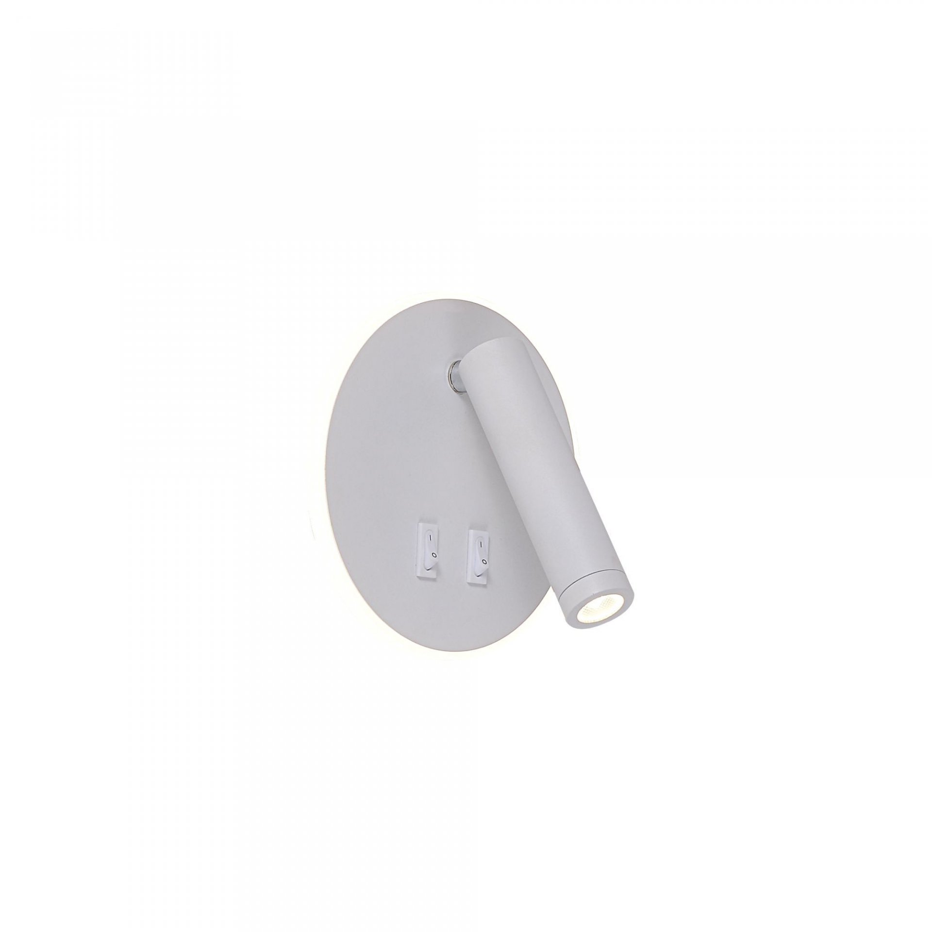 Led nástěnné svítidlo 5,5/2,5 W s reflektorem a vypínačem Circa W4107-WH Zuma Line