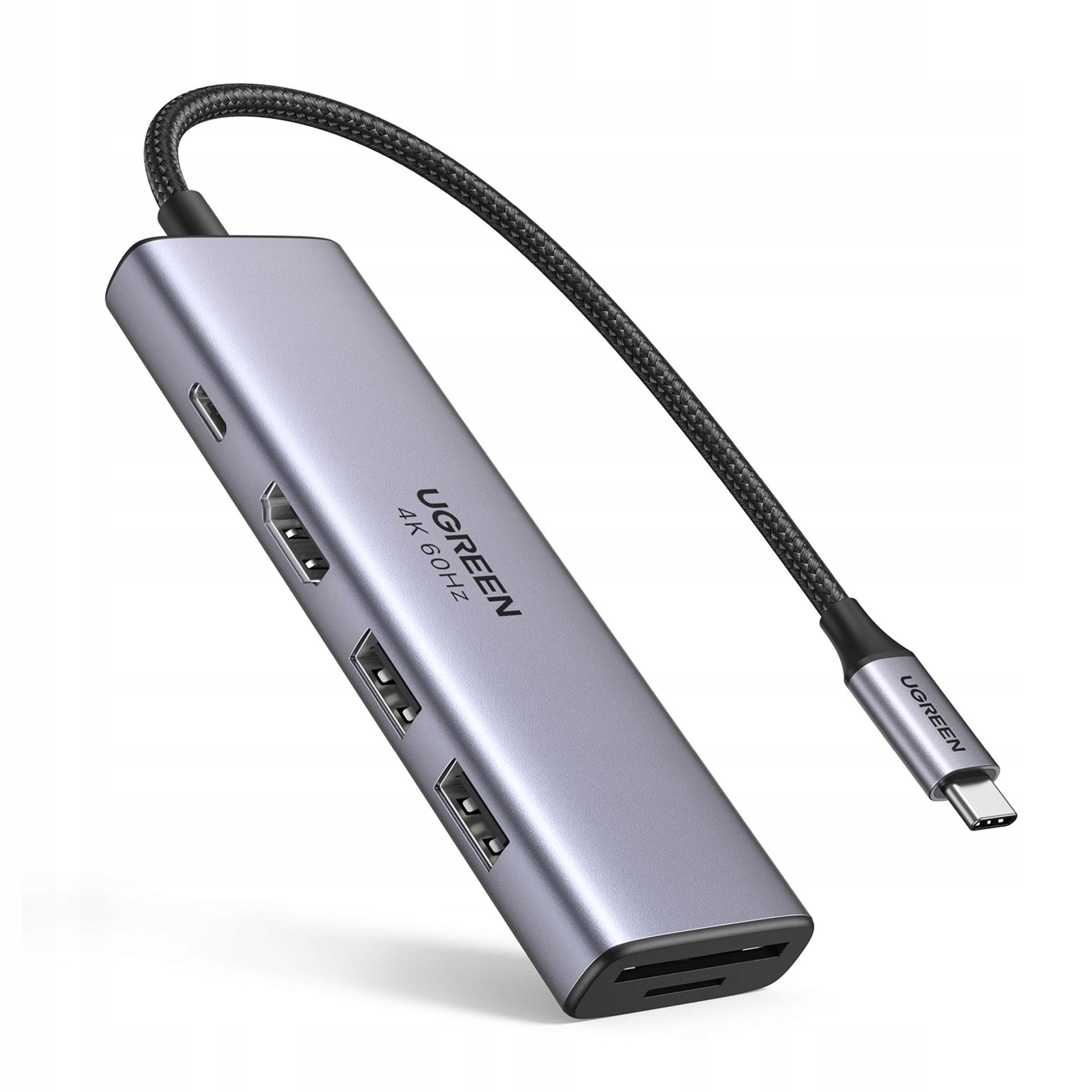 Ugreen 60384 USB-C/HDMI+2*USB 3.0 A+sd/tf+pd konve