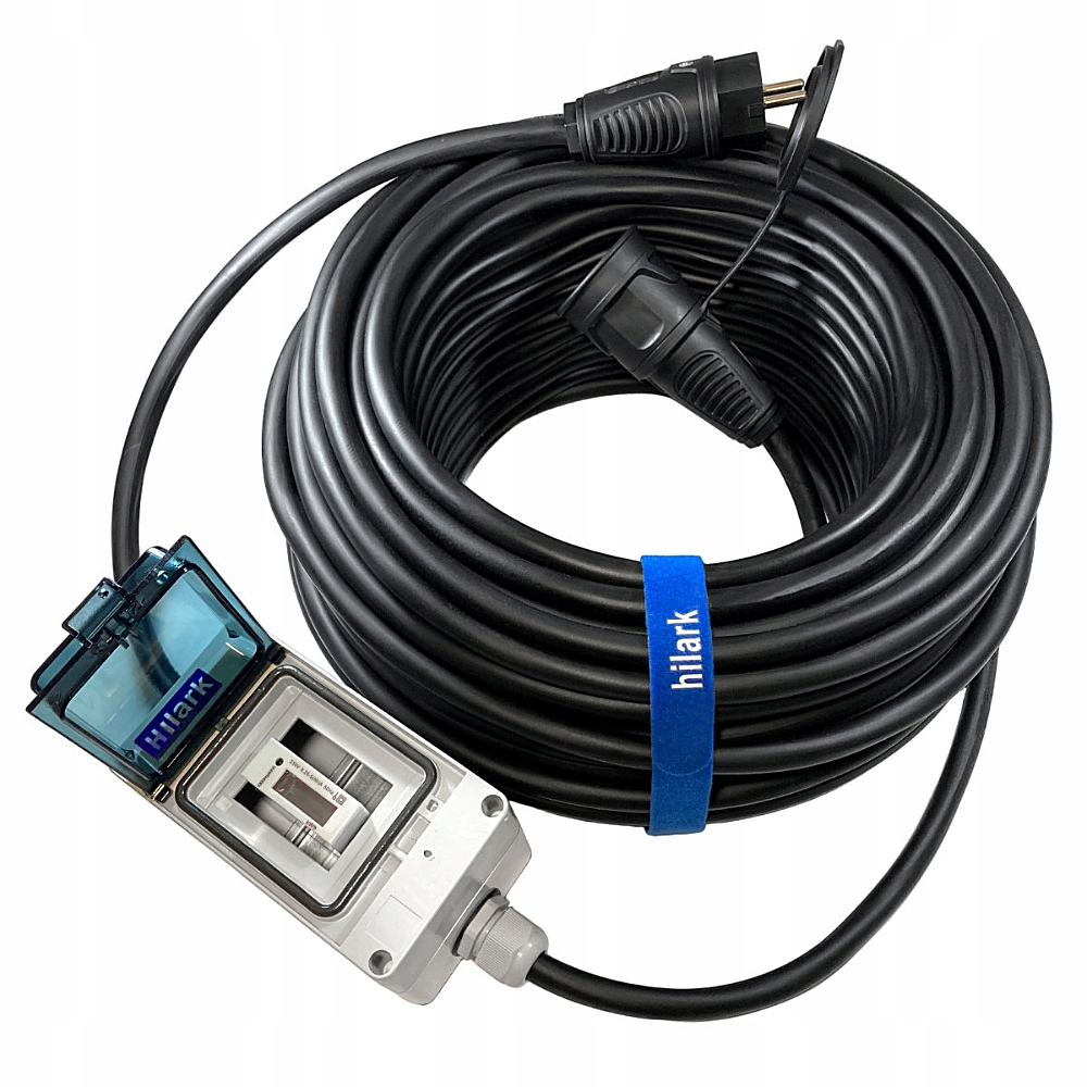 Predlžovací Kábel elektrický gumový s počítadlom H07RN-F 3x2,5 odolný 20 m