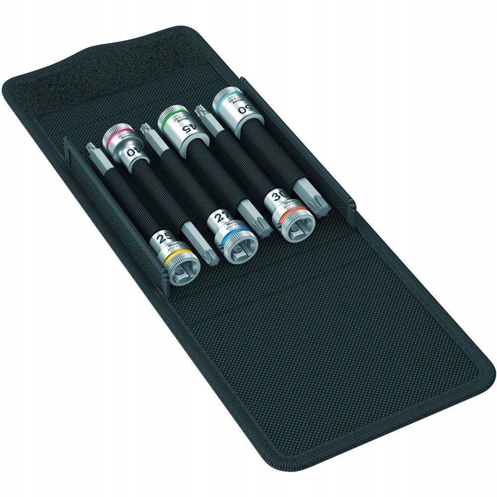 Sada vymeniteľných koncoviek 3/8" pre skrutky s dlhým konektorom Torx Wera