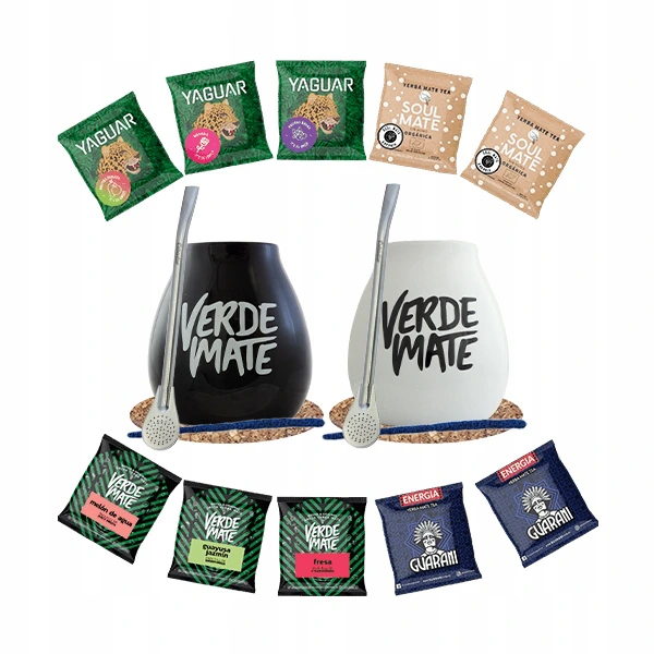 Sada Yerba Mate Yaguar 10x50g pro dva extra