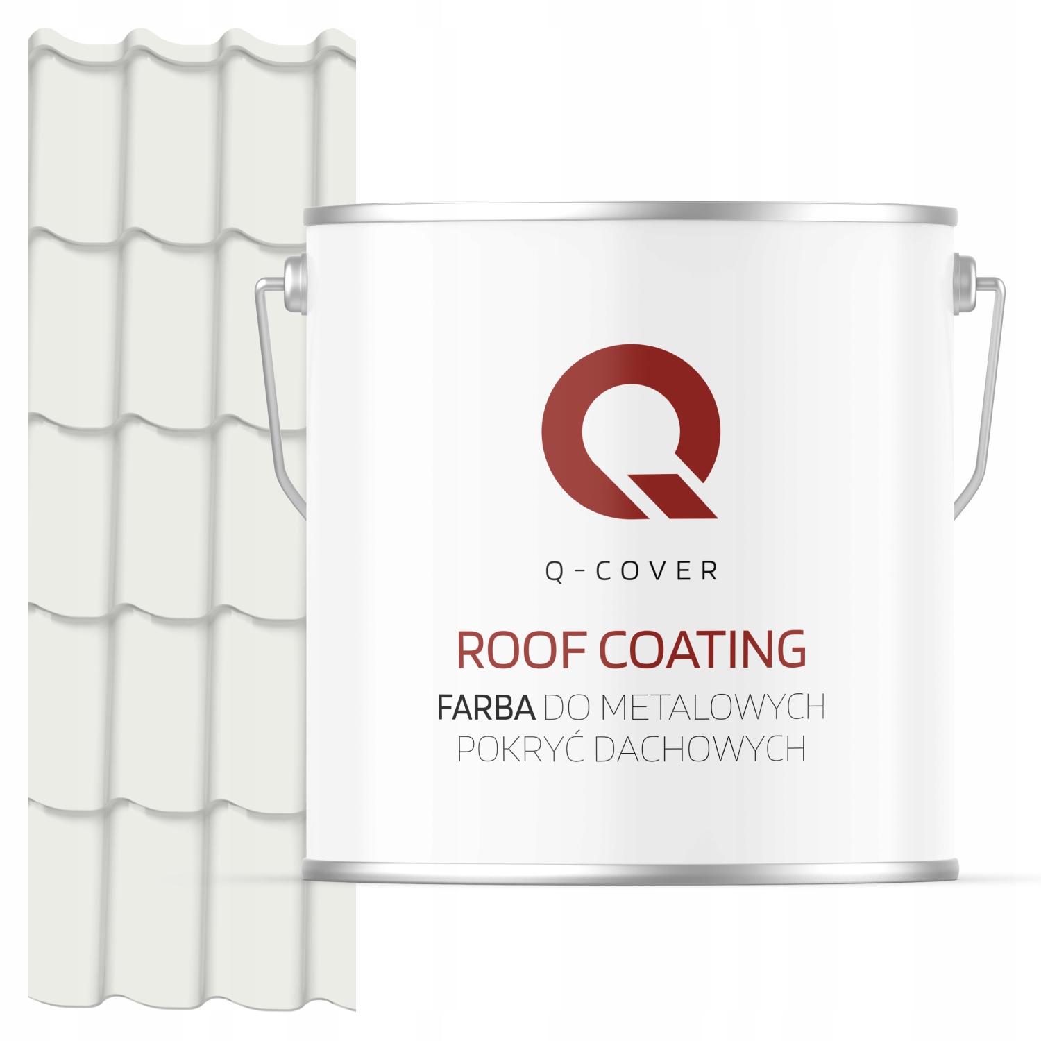 Farba Na Kovové Strechy Plechu Pozinkovaná Biela Signálna Ral 9003 5 L Matná